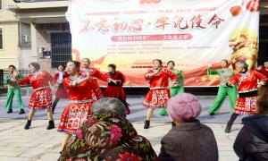 送戏送到家门口 文化惠民暖寒冬