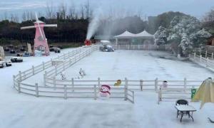 上海玩雪好去处 乡村雪景魅力浓