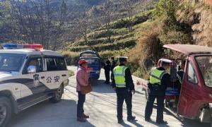 鲁掌边境派出所多措并举推进道路交通隐患排查整治专项工作