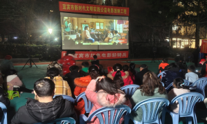 四川宜宾市映三江农村电影院线创新推广“学习强国”