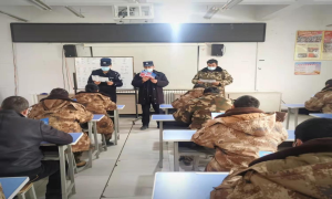 膘尔托考依边境派出所开展《中华人民共和国陆地国界法》宣传活动