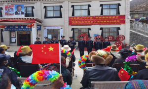 吉隆边境管理大队开展系列庆祝西藏百万农奴解放63周年活动