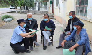 恰合吉边境派出所全力推进“涉疫情为由诈骗”反诈宣传