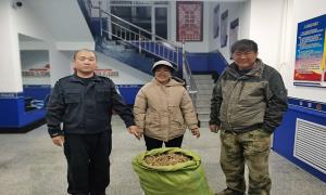 群众捡到遗失人参 民警帮助找寻失主
