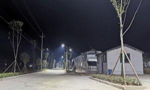 汉川：乡村夜晚的“亮”“靓”深秋