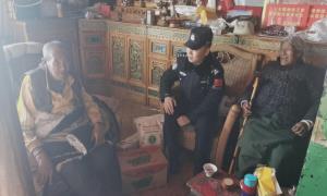 霍尔边境派出所开展藏历普兰新年走访慰问活动