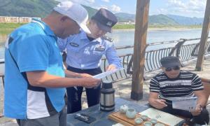 临江边境检查站开展边境政策法规宣传活动
