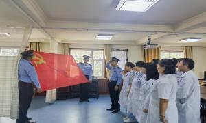 哈达门边境派出所联合驻地卫生院开展烈士纪念日主题活动