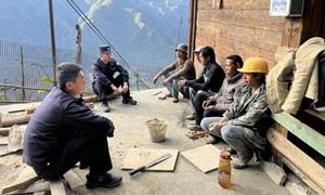 丙中洛边境派出所全力做好务工返乡人员管理工作