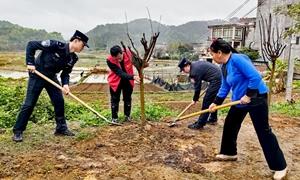 春回大地“警”色美 绿化边疆正当时