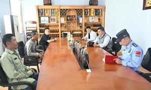 黄柏边境派出所积极开展《民法典》宣传活动