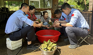 扎紧香粽子 捂紧“钱袋子”