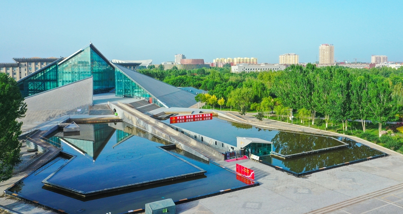 航拍新疆生产建设兵团第一师三五九旅屯垦纪念馆。   陈洋 摄.jpg