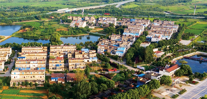 仙桃市的全国文明村镇——皂市镇泉堰村_副本.jpg