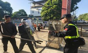 警校联动练硬功 靶向整改补短板 筑牢校园安全防线