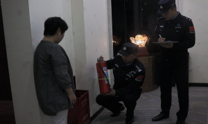 普及消防知识 守护辖区平安