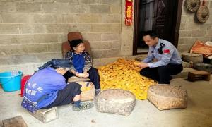 低温挡不住温情 走访筑牢安全网