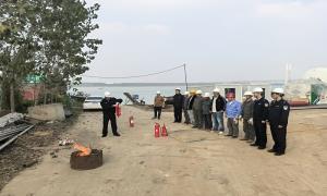 长航荆州公安深入辖区开展消防安全宣传活动