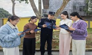 叫隘边境派出所法治宣传筑牢边境安全防线