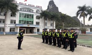 宝圩边境派出所全力以赴圆满完成大新宝圩“二一九”非遗侬峒节安保任务