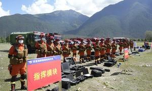 警报声划破林芝上空 这场“地震”演得比真得还狠！