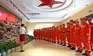 防汛前沿设课堂 红色沃土补“钙质”
